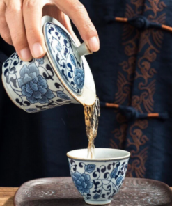 Porcelain Gaiwan Tea Set